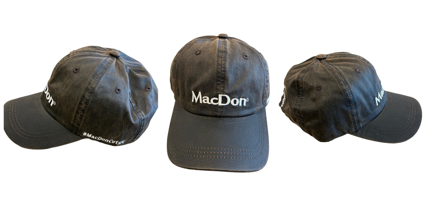 MacDon Wax Cotton Hat – Adjustable Fit