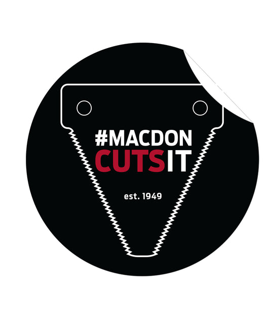 MacDon Cuts It Sickle Section Sticker