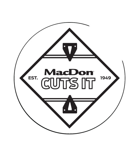 MacDon Cuts It Diamond Sticker