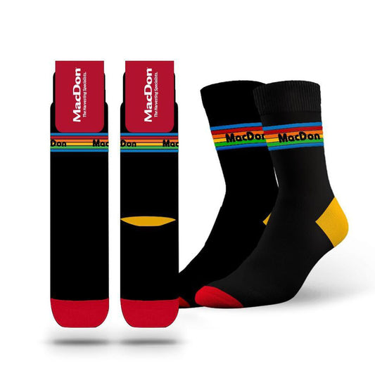 Black & Rainbow Heritage Socks