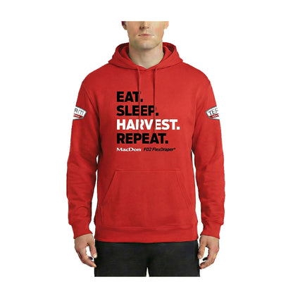 Eat Sleep Harvest Repeat" Edition Hoodie