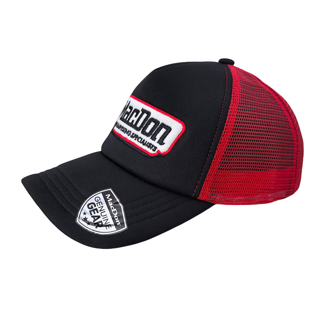 MacDon Red Black Harvest Badge Hat *NEW*