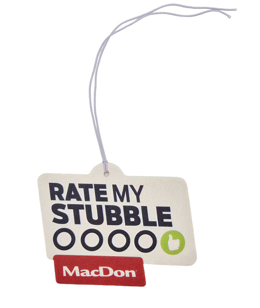 Rate My Stubble MacDon Cab Air Freshener
